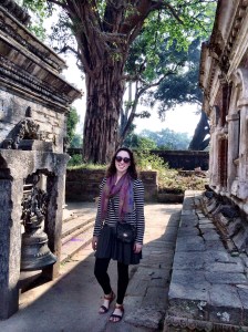 I followed an ox up some temple stairs and it led me here