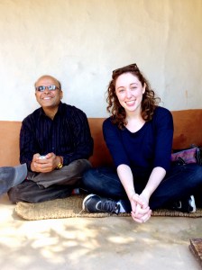 In a mountain village with Shyam, the director of SASANE