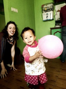 Indira's adorable daughter